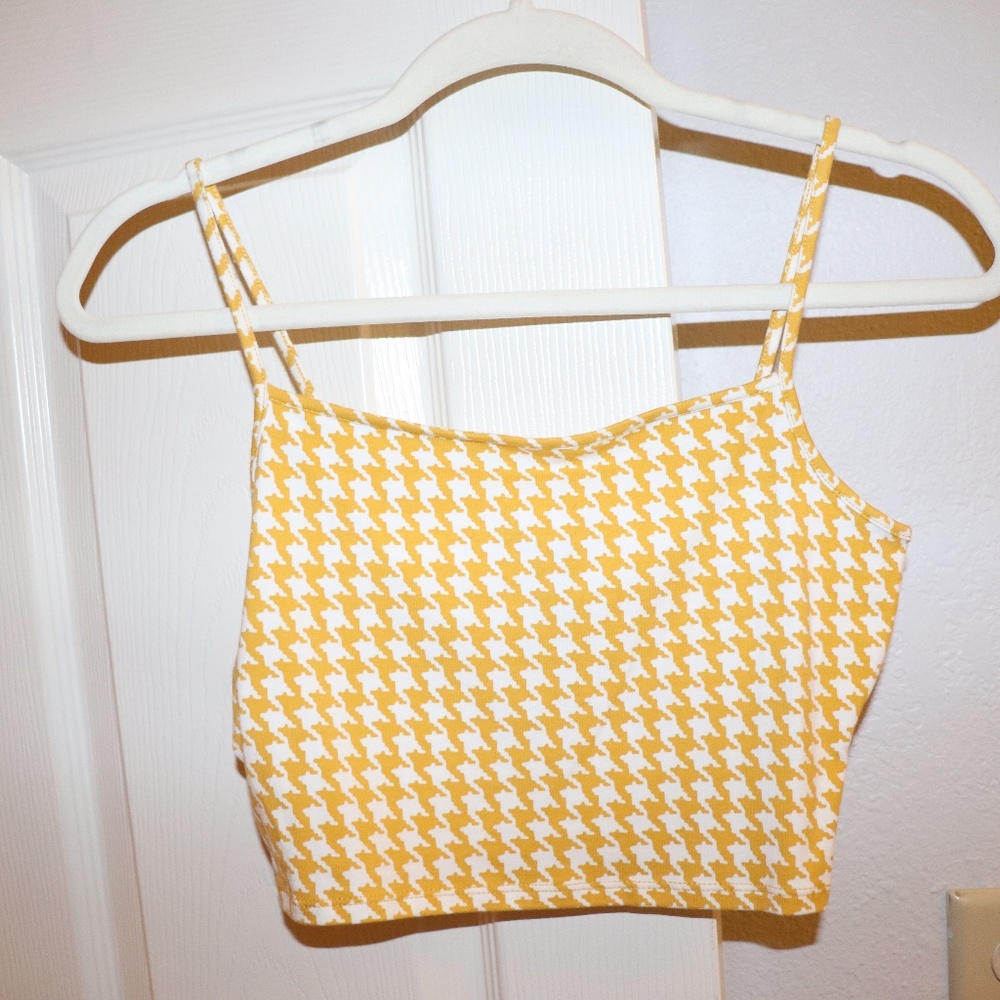 Yellow Crop Top